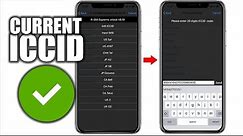 How To Get The Current ICCID - iPhone Unlock SIM