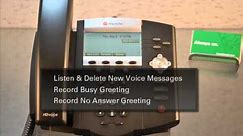 Polycom -- How To Set Up Voicemail