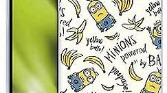 Head Case Designs Officially Licensed Despicable Me Banana Doodle Pattern Minion Graphics Soft Gel Case Compatible with Apple iPhone 12 / iPhone 12 Pro