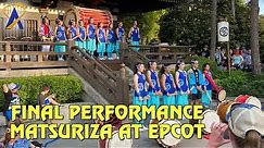 Final Show for Matsuriza, the drummers in Japan at Epcot