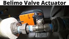 HVAC: Belimo Valve Actuator Installation (Belimo B220 + LF24 US) Hydronic Actuator Valve