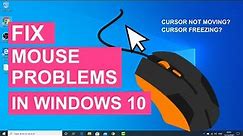 How To Fix Mouse Not Working In Windows 10