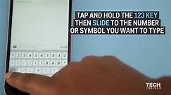 iPhone keyboard and typing tips