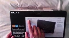 Sony docking station/Clock Radio ICF-DS15IP review for ipod and iphone