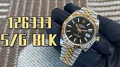 Unboxing Rolex Datejust 41MM Steel And Yellow Gold Black Dial With JubIlee Bracelet 126333