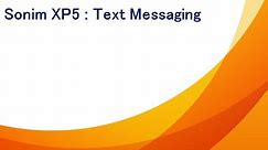 Text Messaging on a Sonim XP5 | AT&T Wireless Support