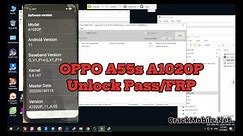 Oppo A55s 5g A1020P Unlock Passcode - FRP