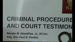 👑Criminal Procedure and Court Testimony 🎓⚖️📚❤ ✔️Criminal Procedure and Court Testimony By Renato M. Abastillas, jr., RCrim. Atty. Eric Paul D. Peralta ✔️Crminal Procedure First Edition By Atty. Tranquil Gervacio S. Salvador III ✔️Criminal Procedure A Comprehensive Approach for the Bench and the Bar 2021 Edition By Dean Ferdinand A. Tan ✔️Criminal Procedure (The Bar Lecture Series) By Dean Willard B. Riano Rex BookStore - Rockwell #fatcat #fatcathappen Ateneo Professional School Makati City . 