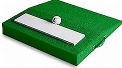 Portable Pitching Mounds for Baseball Pitchers Mound 4" with Regulation Size Pitching Rubber Antifade Turf and Carry Handles for Youth Indoor Outdoor Baseball Pitching Training 30 x 30 x 4 Inch