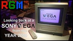 Looking Back at the Sony WEGA KV-14FV1 VHS Video combi Flat screen CRT FROM THE YEAR 2000 and PS2