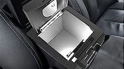 3mirrors Center Console Safe Gun Safe with Spring Hinges Compatible with 2016-2023 Toyota Tacoma Replacement for 00016-35986