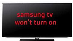 Samsung tv won't turn on | How to Fix a Samsung Smart TV is not turning On 2023