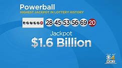 Powerball drawing: Winning numbers for $1.6 billion jackpot