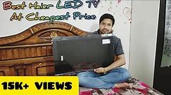 Haier 32" LED TV LE32D2000 | Unboxing And Review with English subtitles