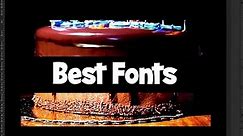 Best Free Fonts To Use In Youtube Videos 2020 | Free Dafont Fonts
