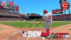 MLB The Show 24 Cincinnati Reds vs Pittsburgh Pirates - Gameplay PS5 60fps HD