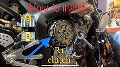How to install r1 clutch 1998-2003