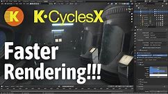 K-CyclesX - Faster Rendering in Blender | Must Have Renderer!