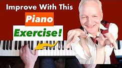 Piano Exercise For Both Hands in all keys, even touch & speed