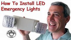 How To Install a Two Head LED Emergency Light - AKT-EM01W