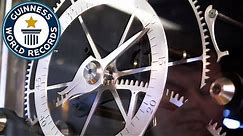 Amazingly accurate clock finally recognised after 300 years - Guinness World Records