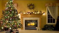 Live Wallpaper 4K Christmas Tree and Fireplace