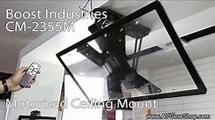 Boost Industries CM-2355M Motorized Flip Down TV Ceiling Mount