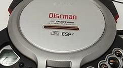 Sony Discman ESP2 ~ Model D-EG7 ~ Portable CD Player ~ Portable Compact Disc Player