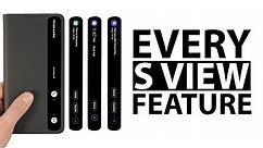 EVERY Galaxy S21 Ultra S-View Cover Feature! (With S Pen)