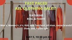FAST PACED CLOTHING AUCTION!!