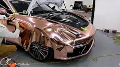 How To Vinyl Wrap A Very Curved Panel In Chrome Rose Gold Super Descriptive! By @ckwraps