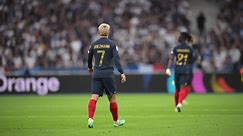 Antoine Griezmann lors du match de football entre la France et la Grèce le 19 juin 2023 au Stade de France à Saint-Denis.