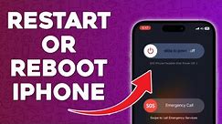 How to Reboot iPhone (2024) | Easy & Quick