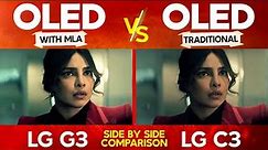 LG G3 vs LG C3 | MLA OLED vs Conventional OLED 4K 2023 TV Comparison