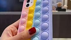 Pop it Phone Case For Samsung Galaxy Fidget Toys
