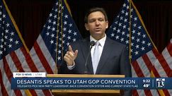 DeSantis speaks to Utah Republican Party convention