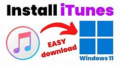 How to Download and Install iTunes on Windows 11 PC or Laptop - 2022