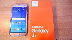 Samsung Galaxy J7 GOLD - Unboxing, Setup & First Look HD