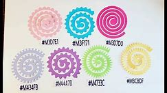 Rolled Paper flowers with the Cricut 7 styles and how to do them