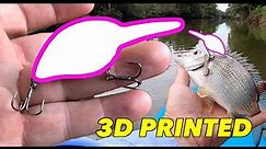 3D Printed Fishing Lure - Download and Print