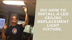 DIY RV LED Ceiling Light Replacement Installation