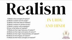 Realism? Definition, Characteristics, Types, Concepts, examples, Explanation, Feature and Principles