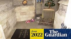 Queen Elizabeth II’s final resting place marked with new ledger stone