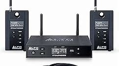 Alto Professional Stealth MKII-UHF Stereo Wireless Audio System for Active Speakers with Transmitter and 2 Receivers, 2 XLR Ins, Expandable