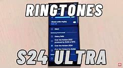 ORIGINAL RINGTONES Samsung Galaxy S24 ULTRA