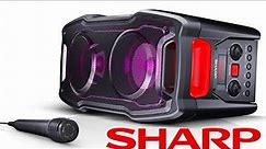 SHARP PS 929 | 180W Portable Boombox FULL SPECS & FEATURES