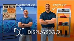 Display Stuff Better with Traditional & Digital Display Solutions | Displays2go®
