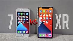 iPhone XR vs iPhone 7