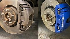 Ford Focus St225 mk2 | Discs and pads replacement | Painting brake calipers