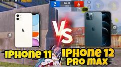 IPHONE 11 VS 12 PRO MAX 😱| ￼WHICH ONE IS BETTER?!! | IPHONE 11 PUBG GRAPHICS 🔥